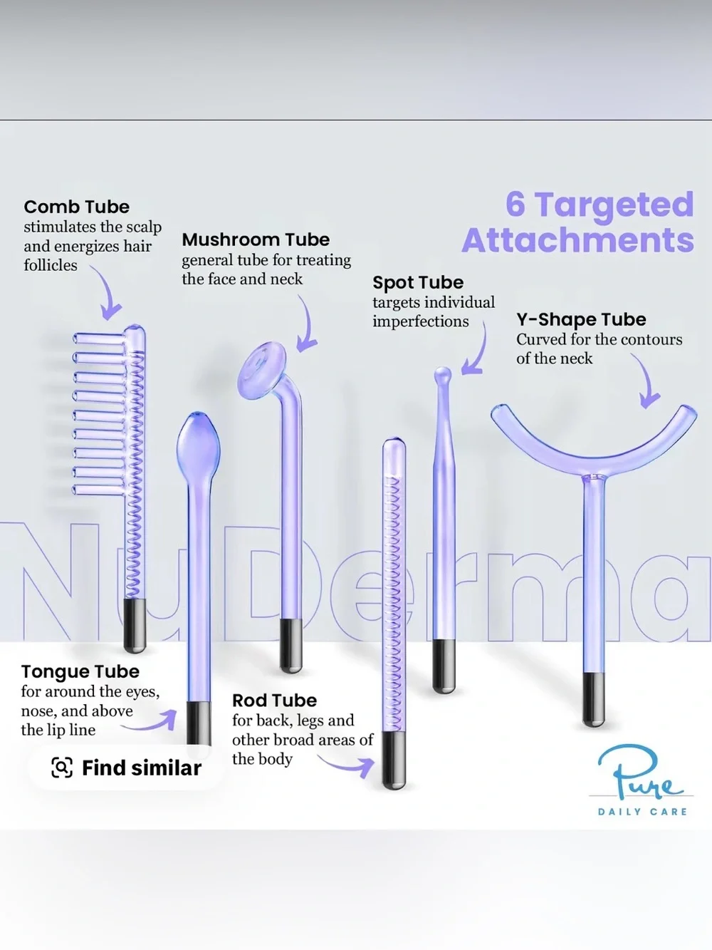NuDerma Clinical High Frequency Wand